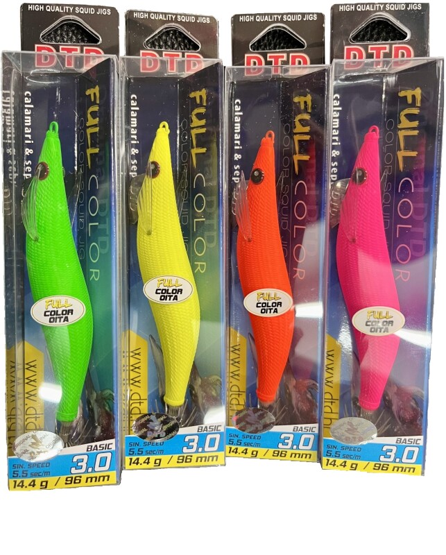 Colores Fluor FULL COLOR OITA Pesca cefalópodos DTD