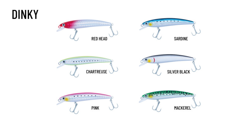 COLORES DINKY Señuelos Aparejos Para spinning
