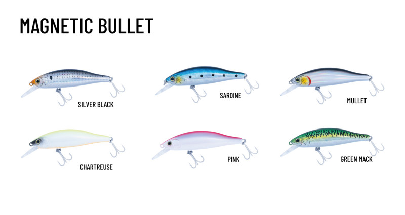 COLORES MAGNETIC BULLET Señuelos Aparejos Para spinning